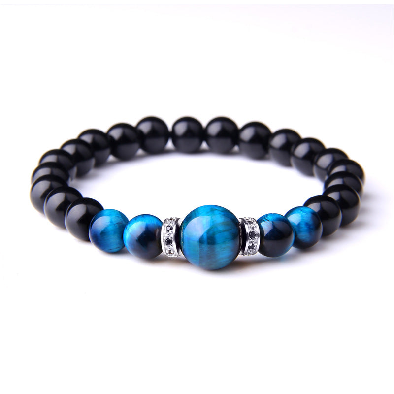 Natural Stone Bracelets Tiger Eye Beads Bracelet for Men - My Store