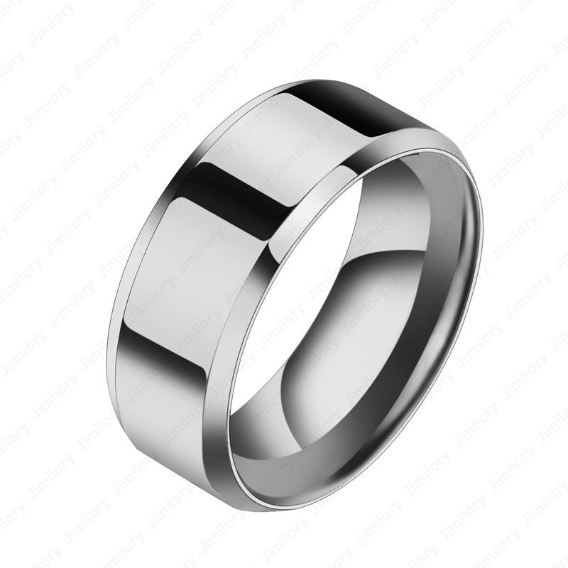 Personality Refers To Niche Rings For Men And Women Stainless Steel Couple Rings - My Store