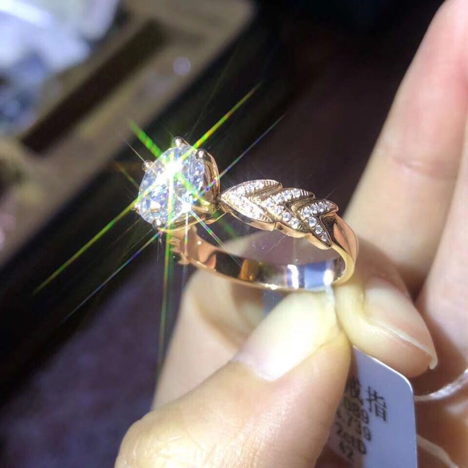 Moissan Diamond Ring