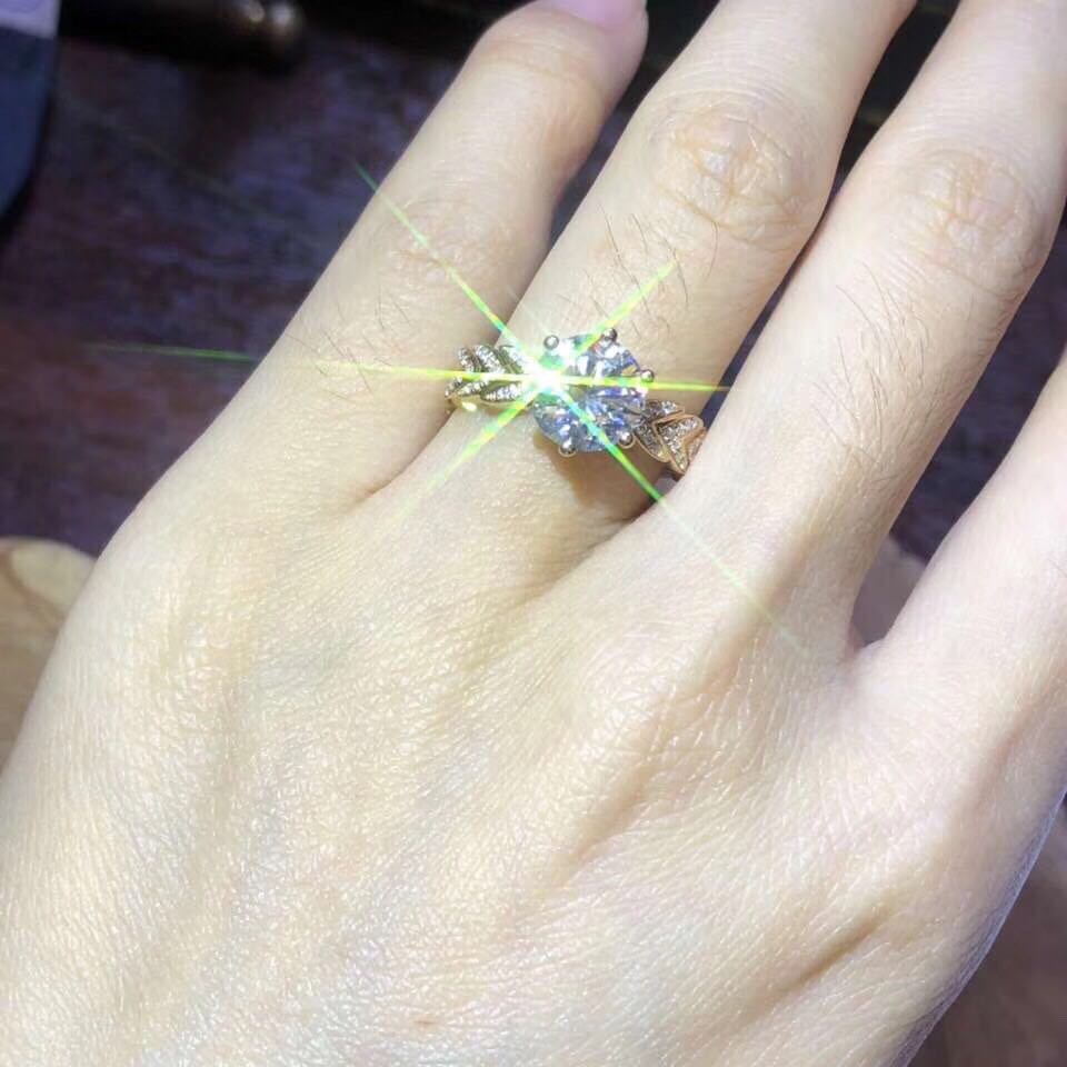 Moissan Diamond Ring