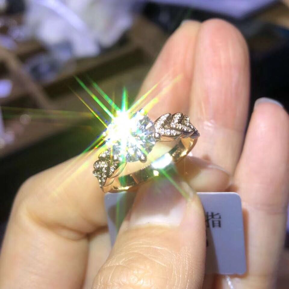 Moissan Diamond Ring