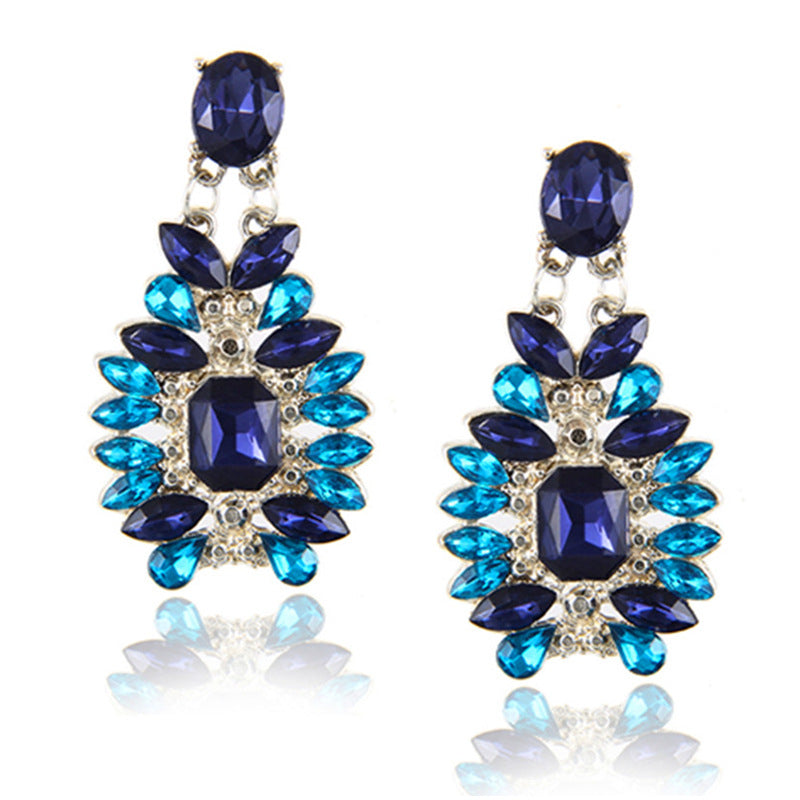 Alloy diamond earrings for women - My Store