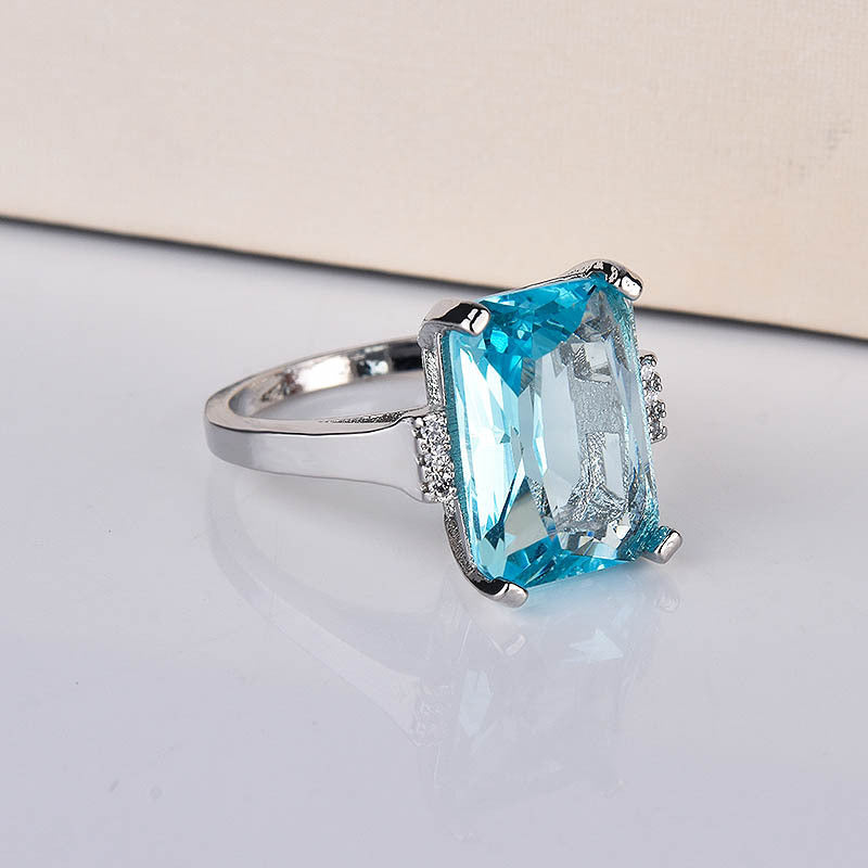 Kuololit Paraiba Gemstone Rings for Women - My Store