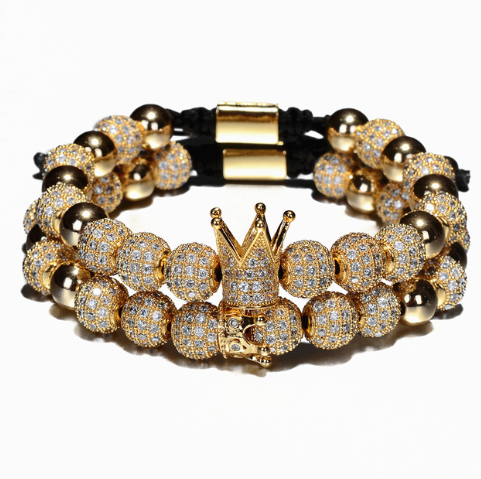 Luxurious bracelets with charms for men bracelet handmade jewelry woman's gift - My Store