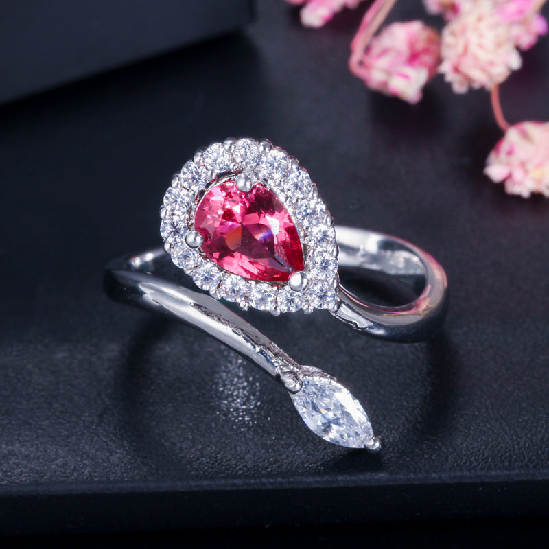 Adjustable diamond ring