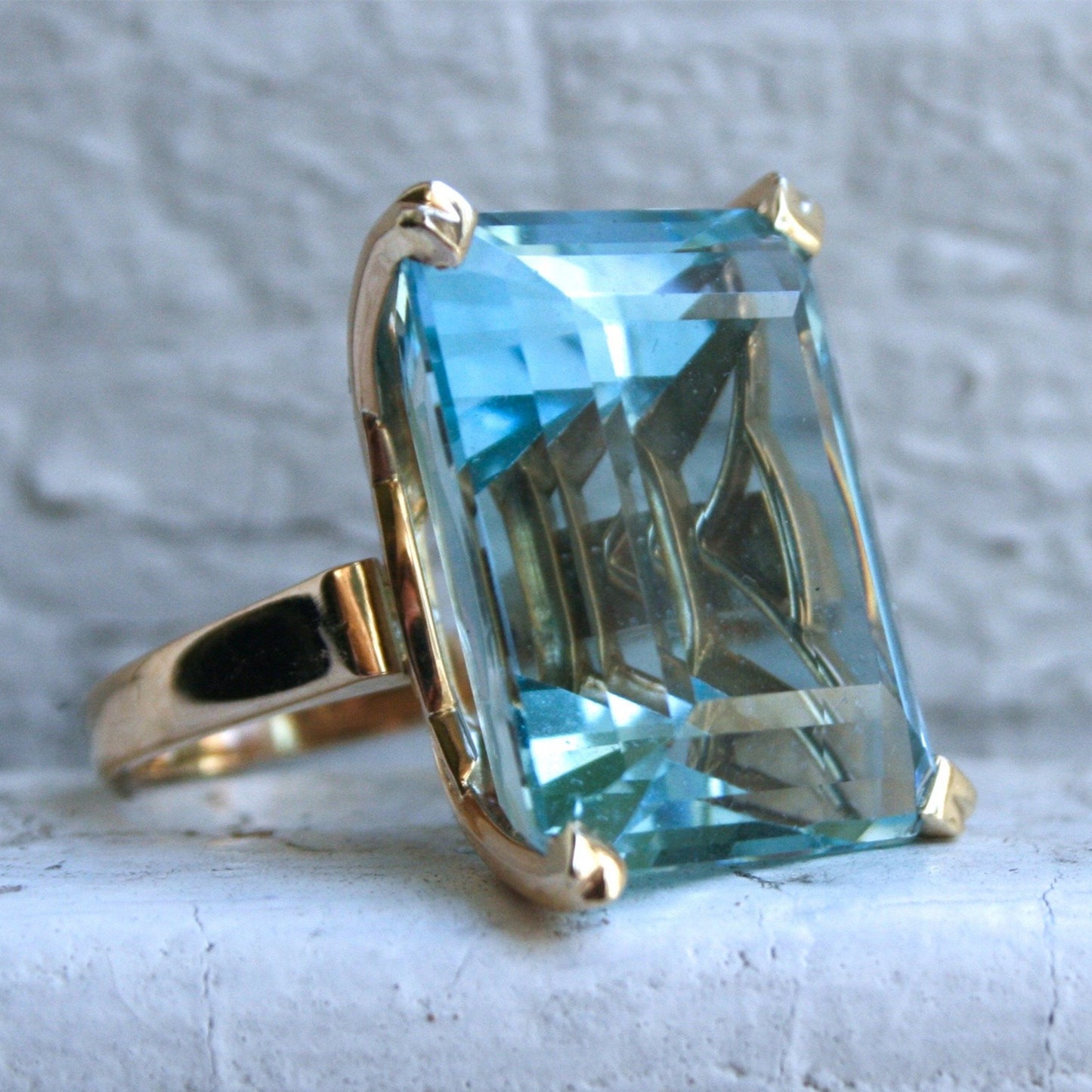 Square diamond ring 