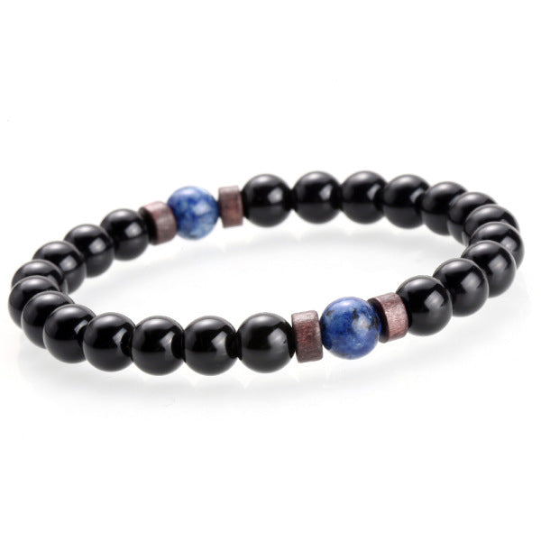 Accessories Men's Bracelets Natural Moonstone Beads Tibetan Buddha Bracelet Lava Stone Diffuser Bracelet - My Store