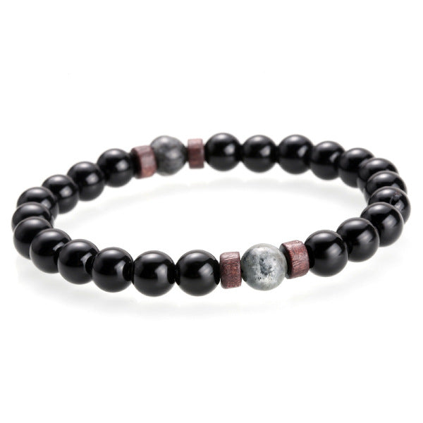 Accessories Men's Bracelets Natural Moonstone Beads Tibetan Buddha Bracelet Lava Stone Diffuser Bracelet - My Store