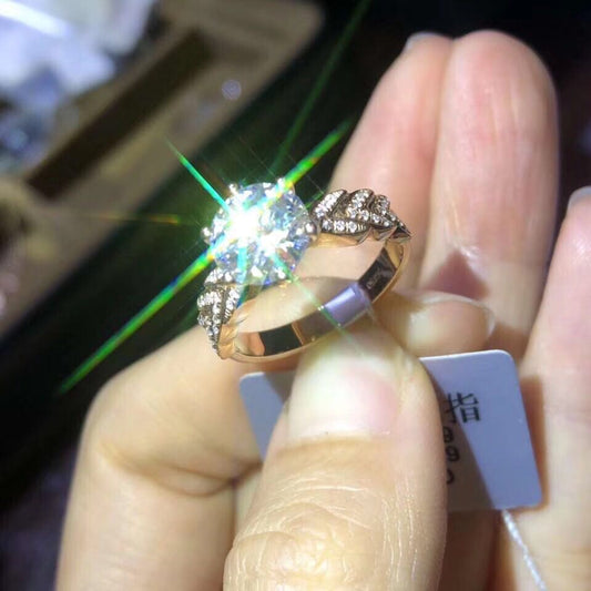 Moissan Diamond Ring