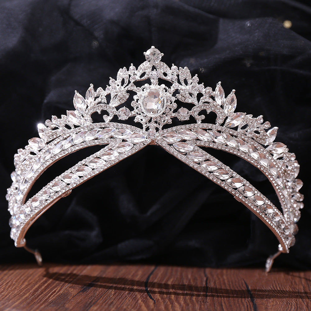 Wedding Crown Headdress Bridal Rhinestone Wedding Style Crown Accessories - My Store