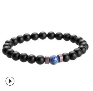 Accessories Men's Bracelets Natural Moonstone Beads Tibetan Buddha Bracelet Lava Stone Diffuser Bracelet - My Store