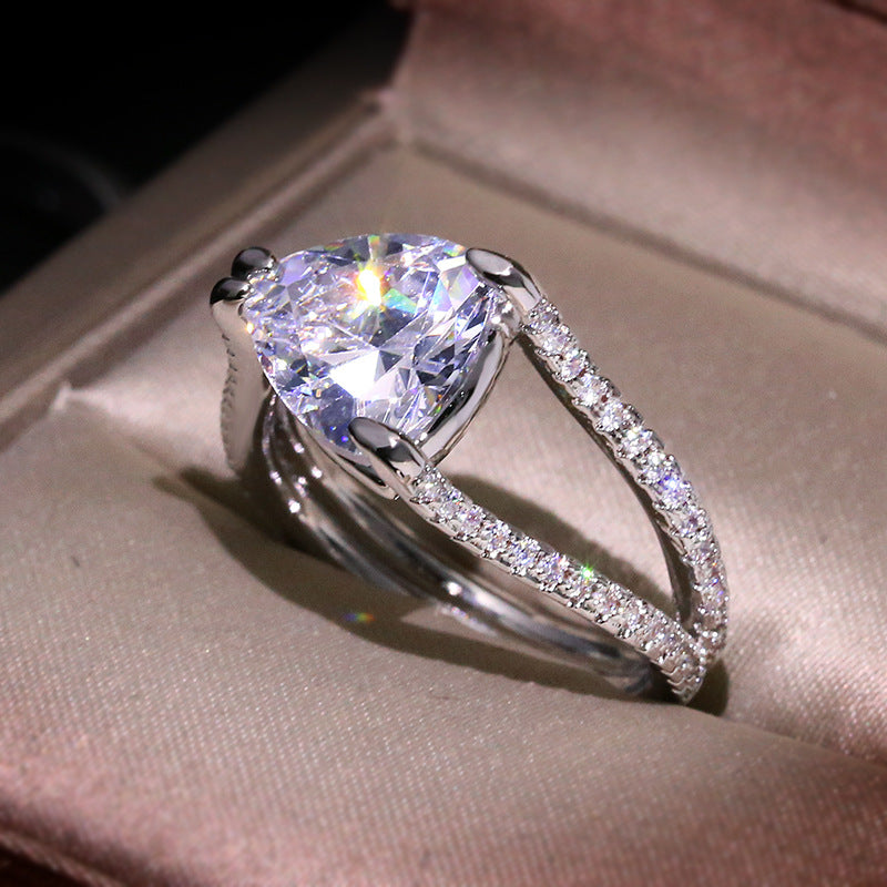 The Platinum Diamond Ring is a timeless and elegant piece of jewelry that exudes luxury and sophistication.