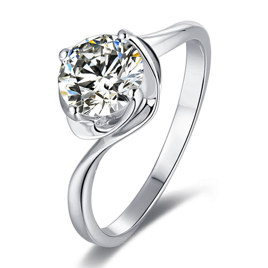 Fashion Bud 1 Carat Moissanite Ring - My Store