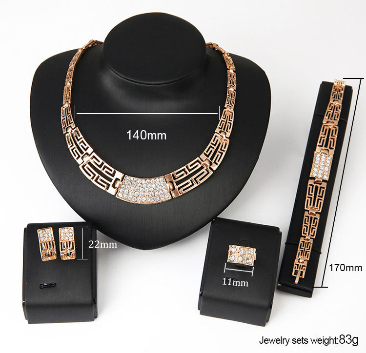 Fashion 18K Gold Plated Jewelry Set - My Store