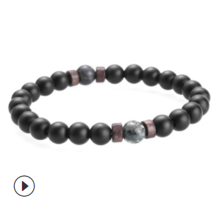 Accessories Men's Bracelets Natural Moonstone Beads Tibetan Buddha Bracelet Lava Stone Diffuser Bracelet - My Store