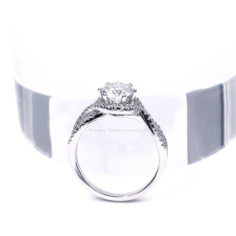 Hexagon Female Ring Moissanite Ring - My Store