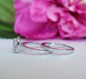 Couple Rings Wedding Engagement Rings Fashion Ladies Inlaid Diamond Rings - My Store